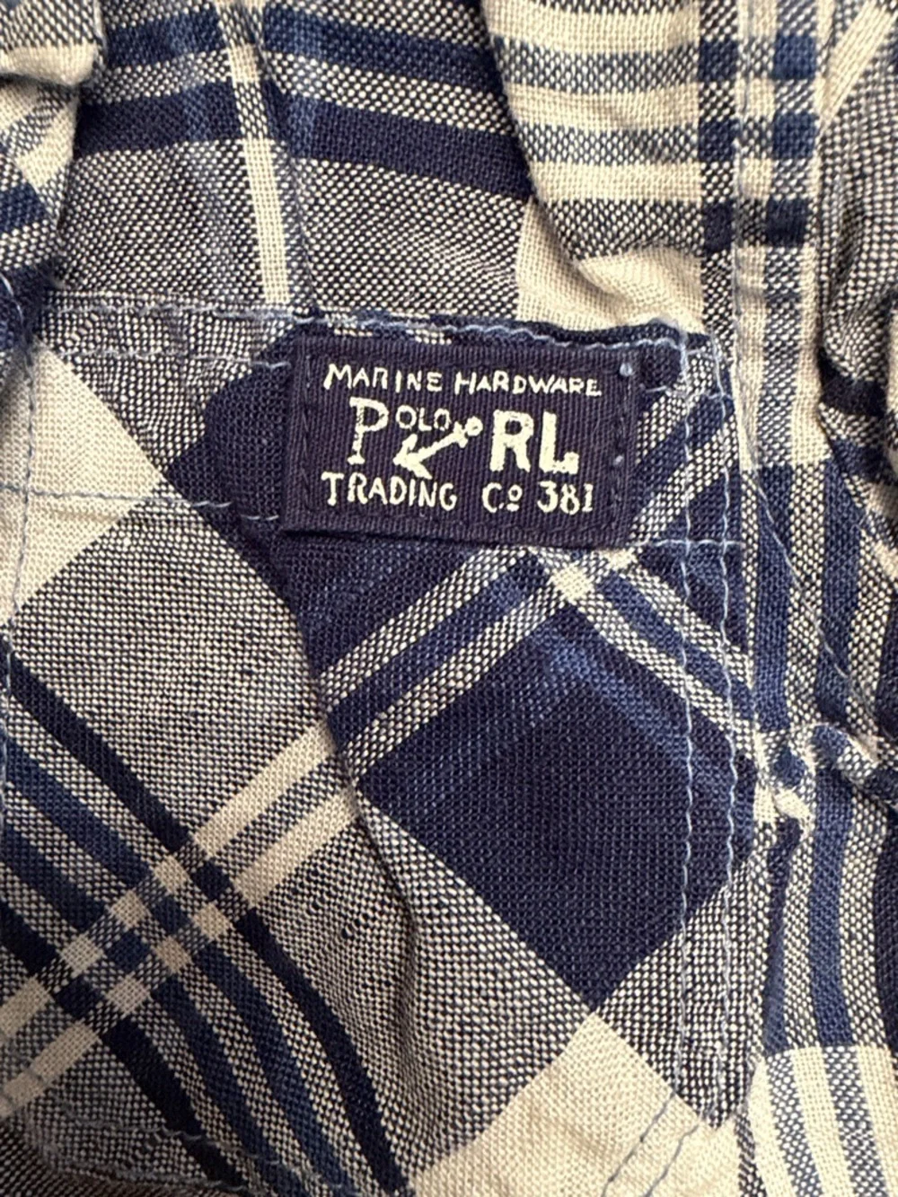Polo Ralph Lauren 2 Piece Toddler Boy Plaid Shirt Jogger Set 18M